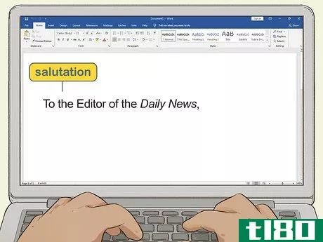 Image titled Start a Letter to the Editor Step 5