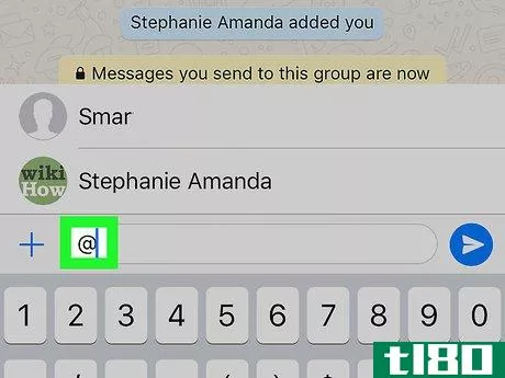 Image titled Tag Someone on WhatsApp on iPhone or iPad Step 5