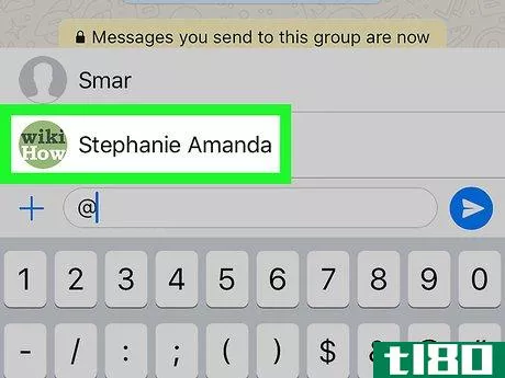 Image titled Tag Someone on WhatsApp on iPhone or iPad Step 6