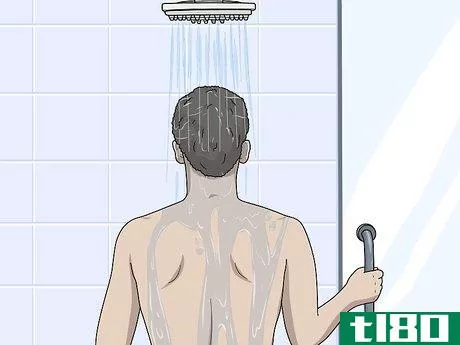 Image titled Take a Shower After Surgery Step 12