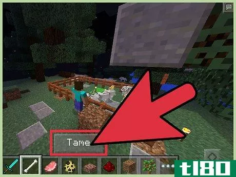 Image titled Tame a Dog in Minecraft PE Step 5