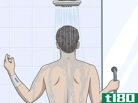 Image titled Take a Shower After Surgery Step 13