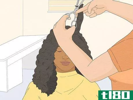 Image titled Take the Bulk Out of Curly Hair Step 10