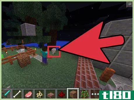 Image titled Tame a Dog in Minecraft PE Step 3