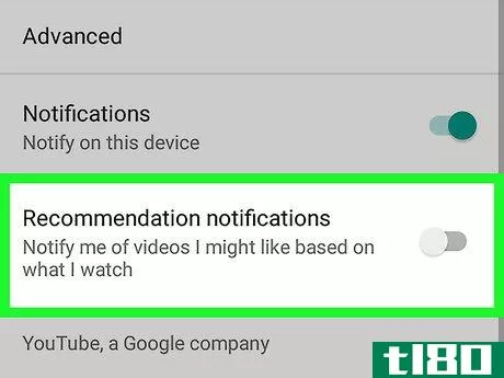 Image titled Turn Off Recommended Notifications on YouTube Music on Android Step 5