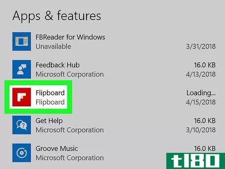 Image titled Uninstall Flipboard on PC Step 4