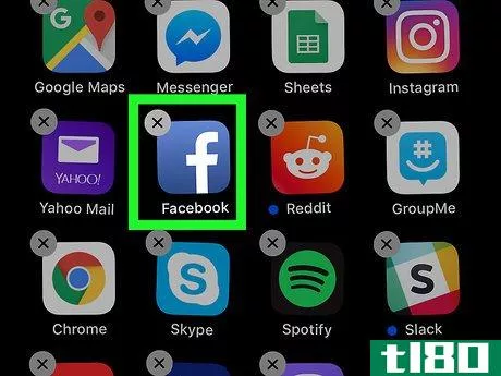 Image titled Uninstall Facebook on iPhone or iPad Step 2