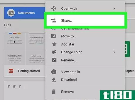 Image titled Unshare on Google Drive on PC or Mac Step 3
