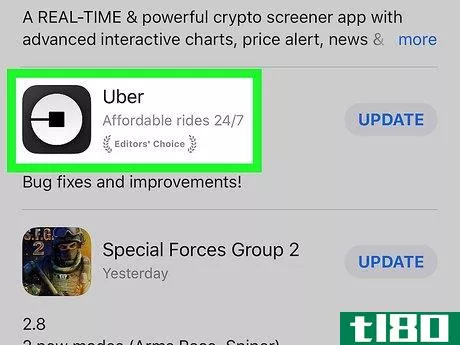 Image titled Update the Uber App on iPhone or iPad Step 3