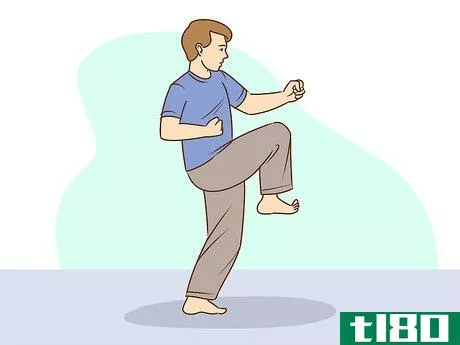 Image titled Use a Front Kick for Self Defense Step 4