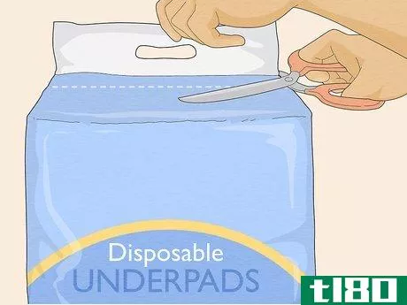 Image titled Use a Disposable Waterproof Underpad Step 1