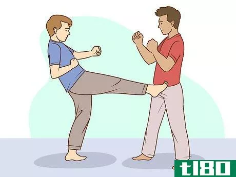 Image titled Use a Front Kick for Self Defense Step 10