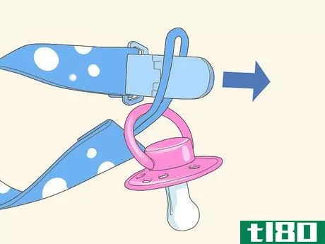 Image titled Use a Pacifier Clip Step 5