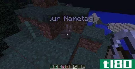 Image titled Use a Nametag in the Minecraft PC