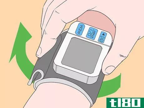 Image titled Use a Wrist Blood Pressure Monitor Step 3