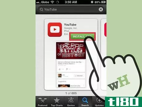 Image titled Use the YouTube App on an iPhone Step 5
