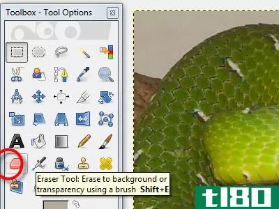 Image titled Use the Gimp Eraser Tool to Remove an Image Background Step 2