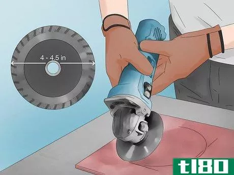 Image titled Use an Angle Grinder Step 1