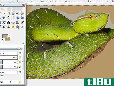 Image titled Use the Gimp Eraser Tool to Remove an Image Background Step 6