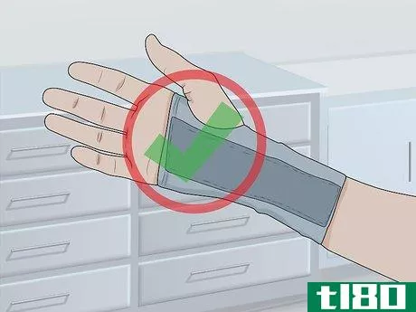 Image titled Wear a Wrist Splint Step 2