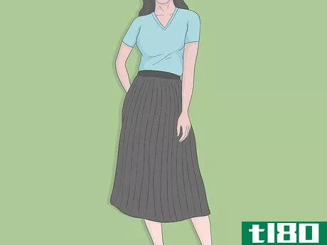 Image titled Wear a Plisse Skirt Step 2