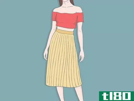 Image titled Wear a Plisse Skirt Step 3