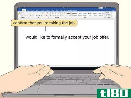 Image titled Write a Job Acceptance Letter Step 6