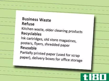 Image titled Write a Waste Management Plan Step 2