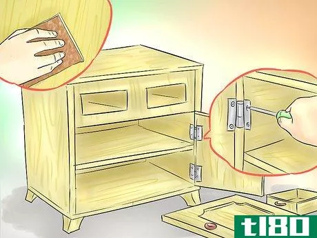Image titled Black Wash Cabinets Step 4