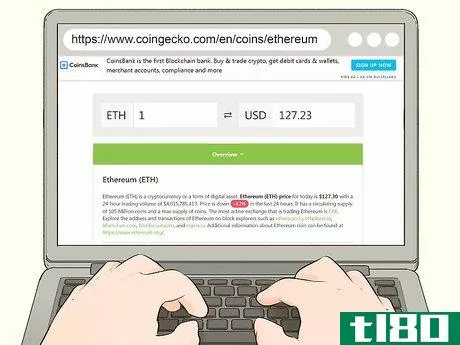 Image titled Convert Ethereum to USD Step 2