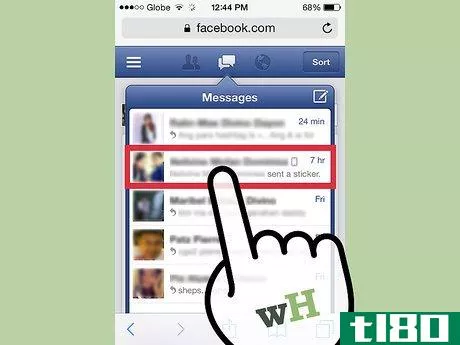 Image titled Check Your Facebook Email on Your Phone Step 5