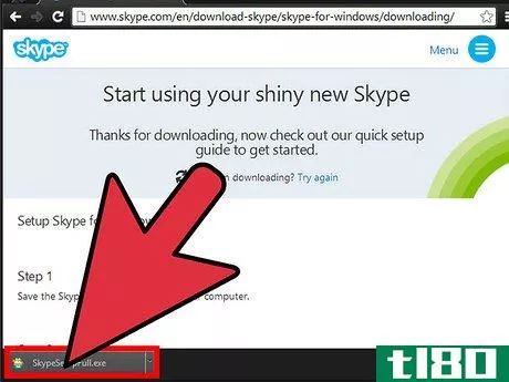 Image titled Install Skype on a Windows 7 Laptop Step 4