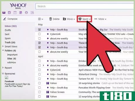 Image titled Get Rid of Spam on Yahoo! Mail Step 4