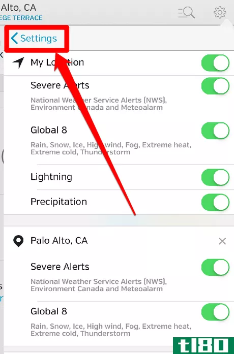Image titled Get Weather Channel Push Notifications in Wunderground for iPhone or iPad Step 8.png