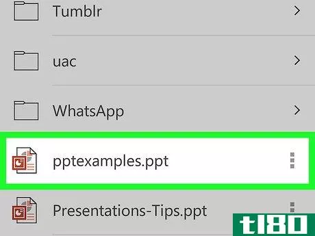 Image titled Edit the Footer on a PowerPoint Presentation on Android Step 2