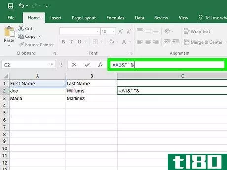 Image titled Combine Two Columns in Excel Step 11
