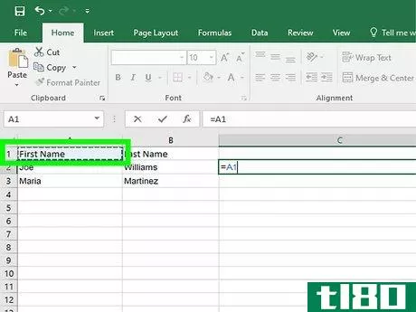 Image titled Combine Two Columns in Excel Step 9