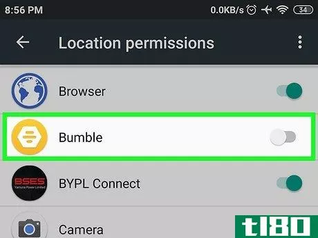 Image titled Hide Location on Bumble Step 1