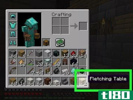 Image titled Make a Fletching Table in Minecraft Step 1