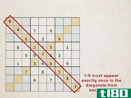 Image titled Play Diagonal Sudoku Step 4