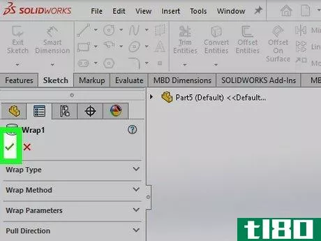 Image titled Solidwork How to Draw Around Other Object Step 12