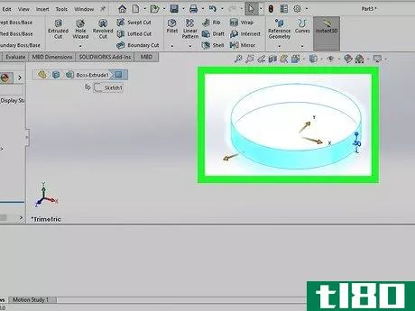 Image titled Solidwork How to Draw Around Other Object Step 5