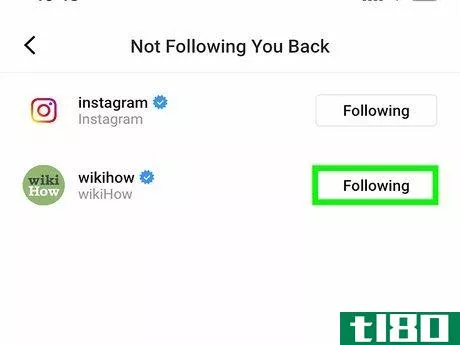 Image titled See Who Doesn't Follow You Back on Instagram Step 6