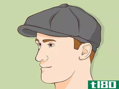 Image titled Wear a Hat with Medium Hair Guys Step 2