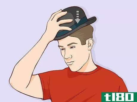 Image titled Wear a Hat with Medium Hair Guys Step 12