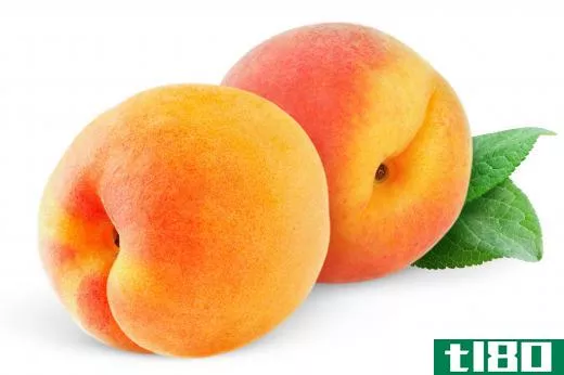 Peaches are drupes.