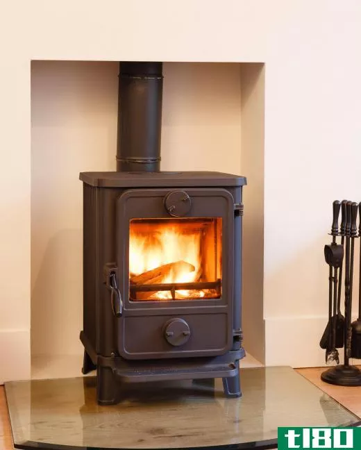 Wood-burning stoves should be regularly cleaned to save energy.