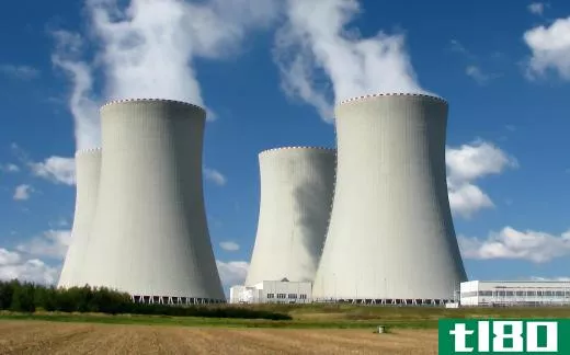 A nuclear power plant.
