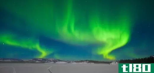 The Aurora Borealis, also known as the Northern Lights.