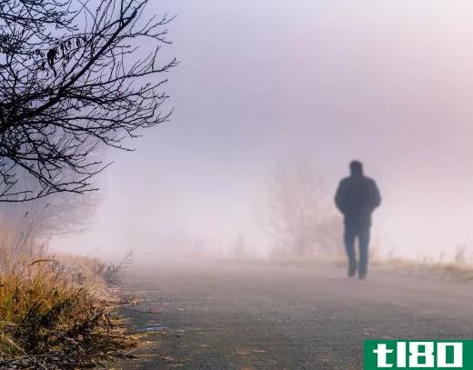 Care should be taken when driving or walking in foggy conditions.